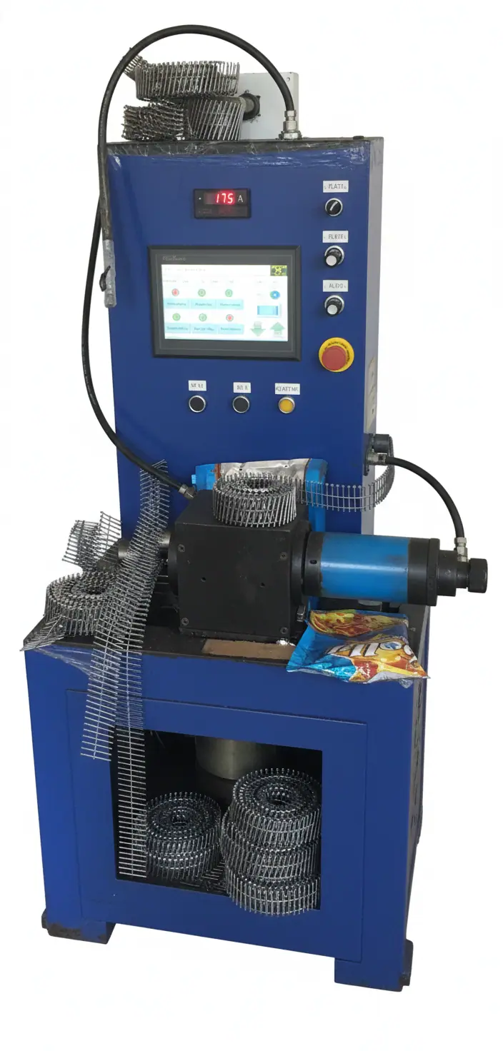 Nail coil manufacturing factory facility in India