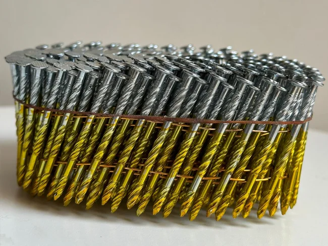 Coiled nails