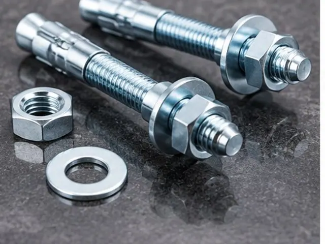 Wedge anchor bolts with nut and washer