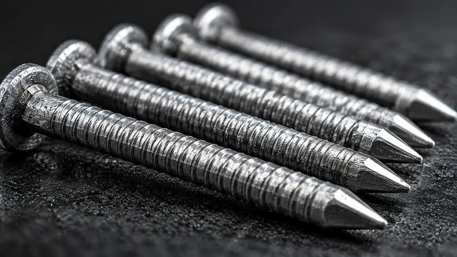 Ring shank nail detail