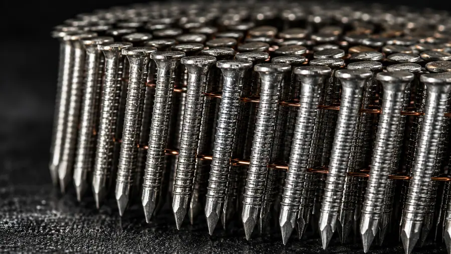 Ring shank nail coil